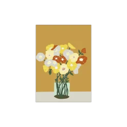Sale Søstrene Grene Schweiz Poster Vase Of Flowers A3 Camel
