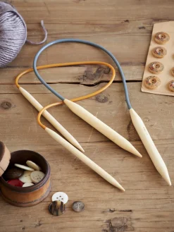Online Søstrene Grene Schweiz Rundstricknadel 8 mm Nature