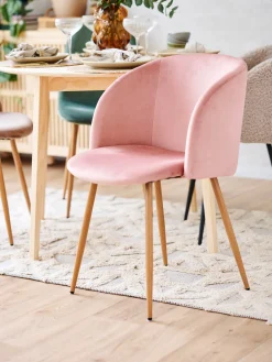Outlet Søstrene Grene Schweiz Samtstuhl Dark Rose