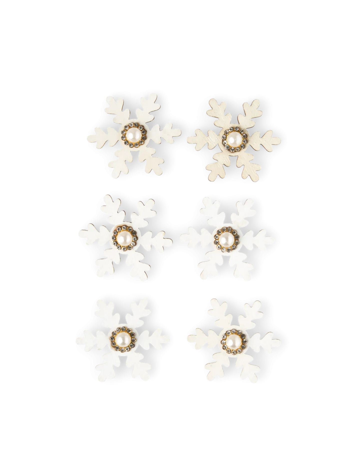 Discount Søstrene Grene Schweiz Schneeflocken-Aufkleber White