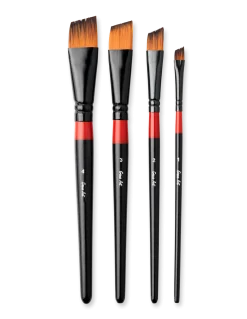 Clearance Søstrene Grene Schweiz Schrägpinselset Black