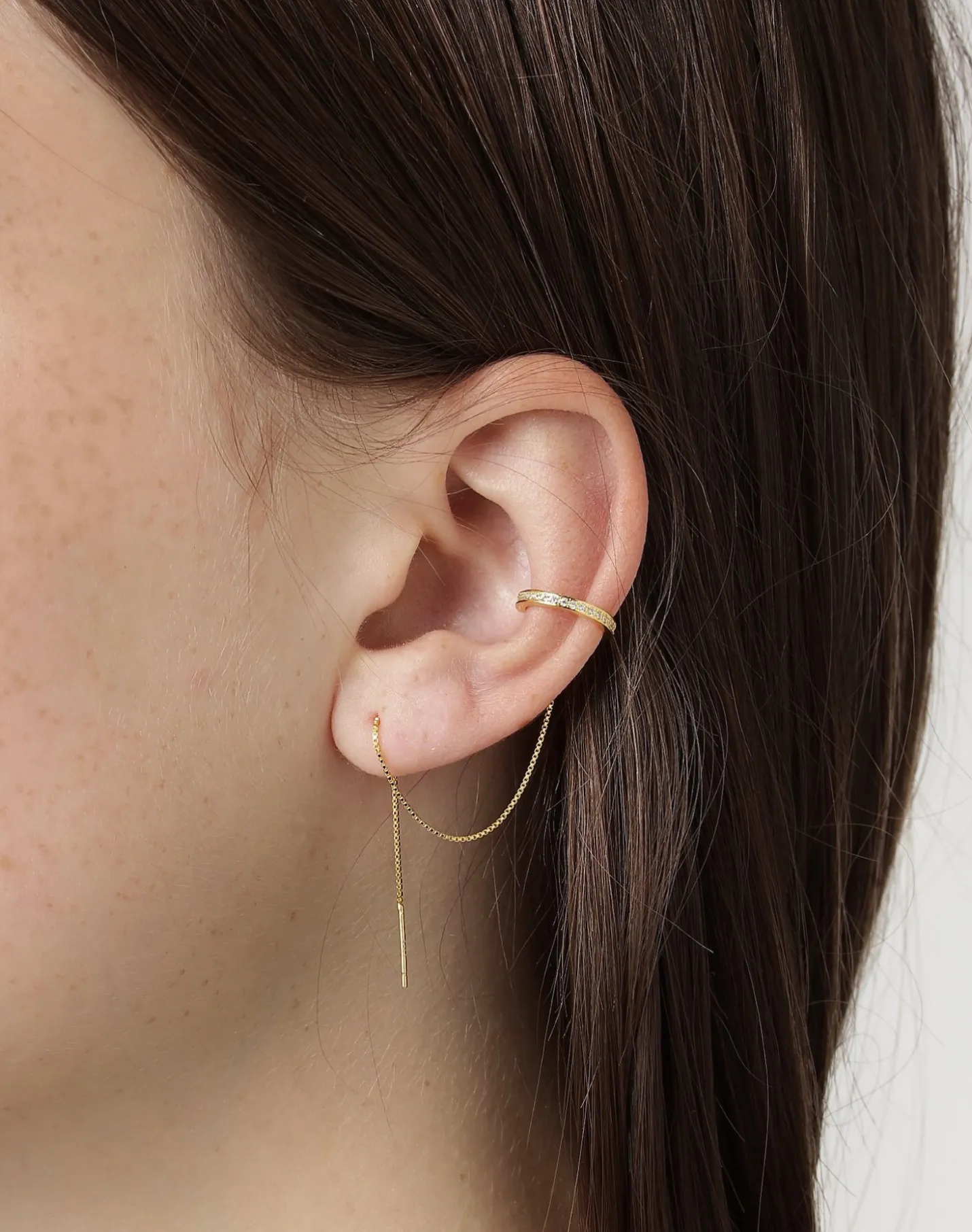 Online Søstrene Grene Schweiz Simple Cuff Strings Gold