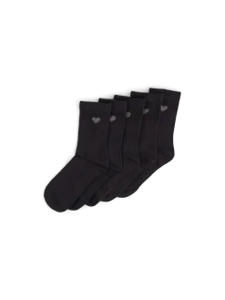 Clearance Søstrene Grene Schweiz Socken 5er-Pack 36/38 Black
