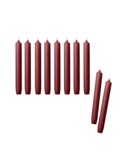 Discount Søstrene Grene Schweiz Stabkerzen 19 Cm 10er-Pack Bordeaux