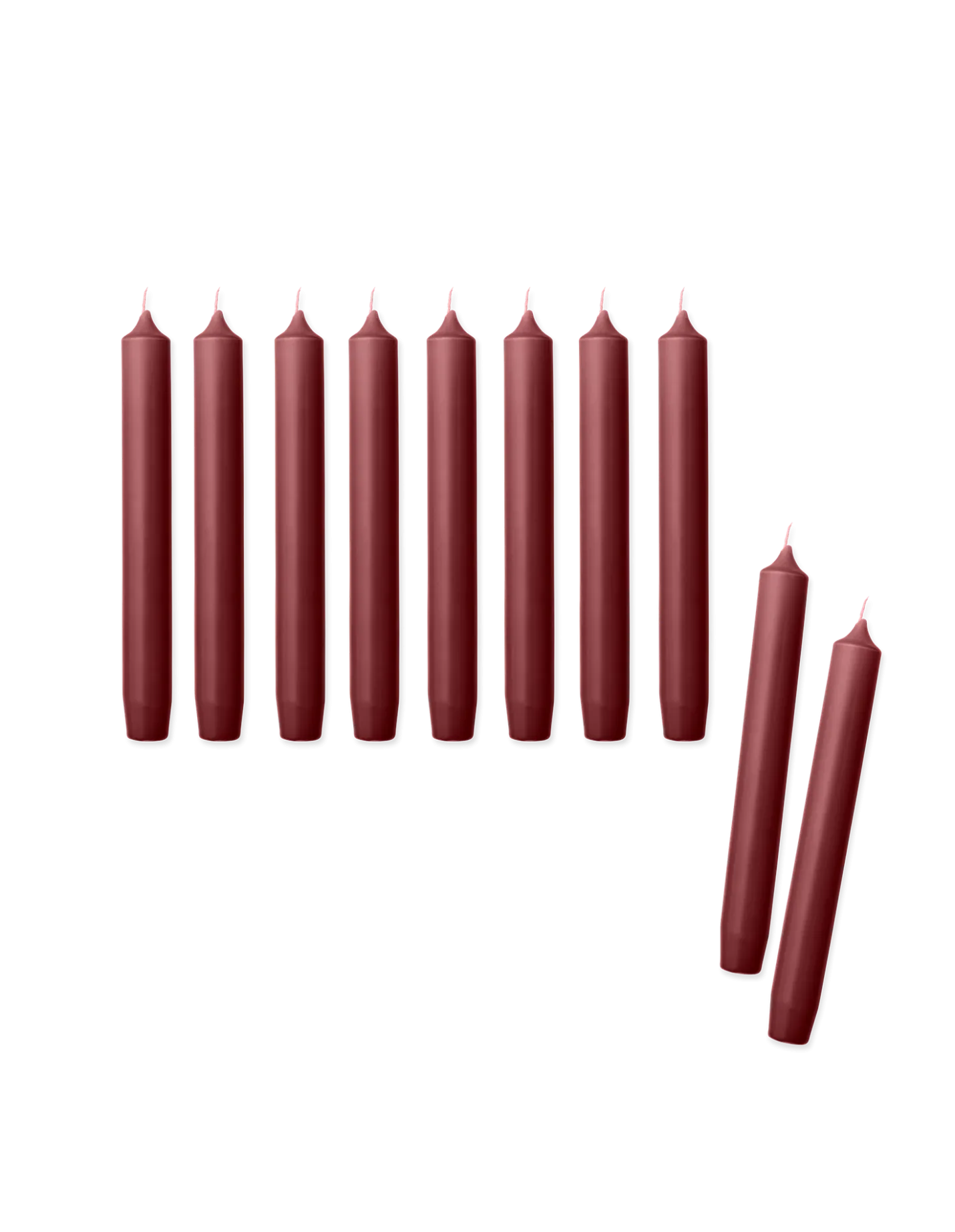 Discount Søstrene Grene Schweiz Stabkerzen 19 Cm 10er-Pack Bordeaux