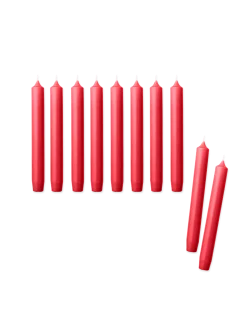 New Søstrene Grene Schweiz Stabkerzen 19 Cm 10er-Pack Red