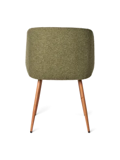 Sale Søstrene Grene Schweiz Stuhl Mit Bouclé-Stoff Olive Green