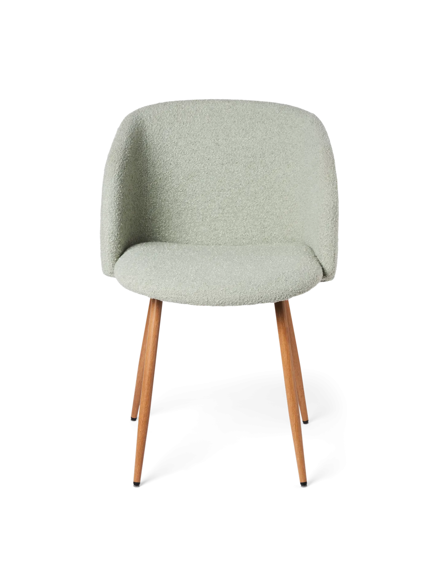 Online Søstrene Grene Schweiz Stuhl Mit Bouclé-Stoff Light Green