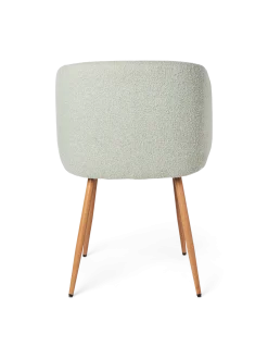 Online Søstrene Grene Schweiz Stuhl Mit Bouclé-Stoff Light Green