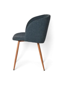 Søstrene Grene Schweiz Stuhl Mit Bouclé-Stoff Blue