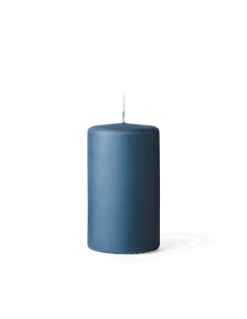 Søstrene Grene Schweiz Stumpenkerze 10 Cm Stone Blue