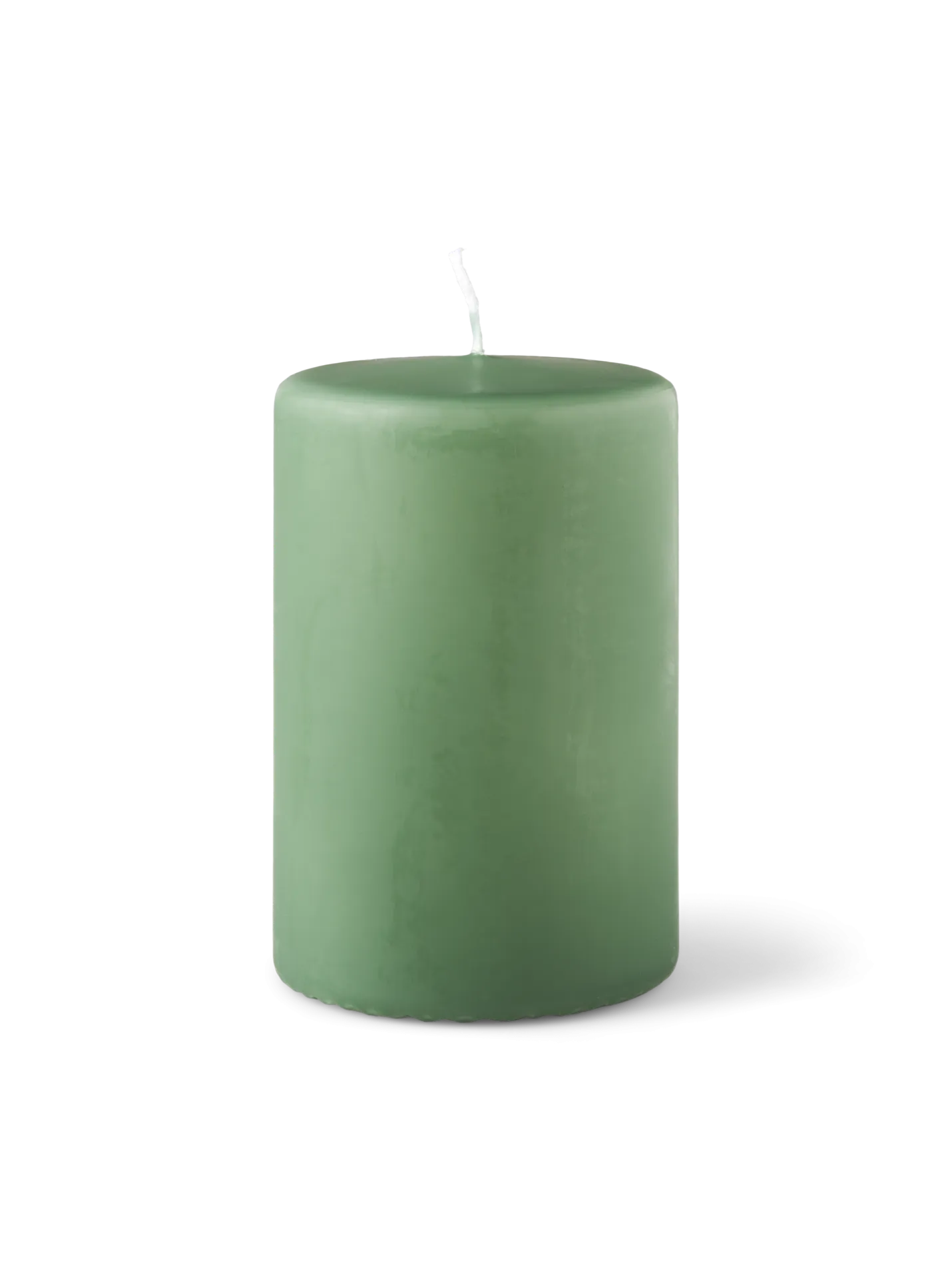Clearance Søstrene Grene Schweiz Stumpenkerze 12 Cm Moss Green