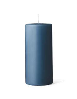 Søstrene Grene Schweiz Stumpenkerze 15 Cm Stone Blue