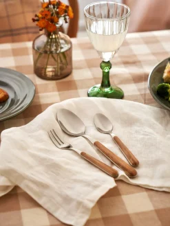 New Søstrene Grene Schweiz Teelöffel-Set Texture Legno Nature