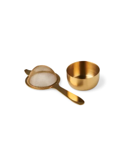 Clearance Søstrene Grene Schweiz Teesieb-Set Brass
