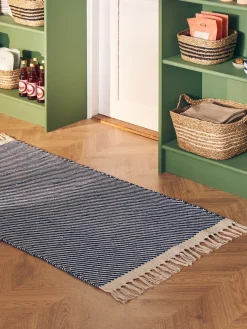 New Søstrene Grene Schweiz Teppich Chocolate Off White