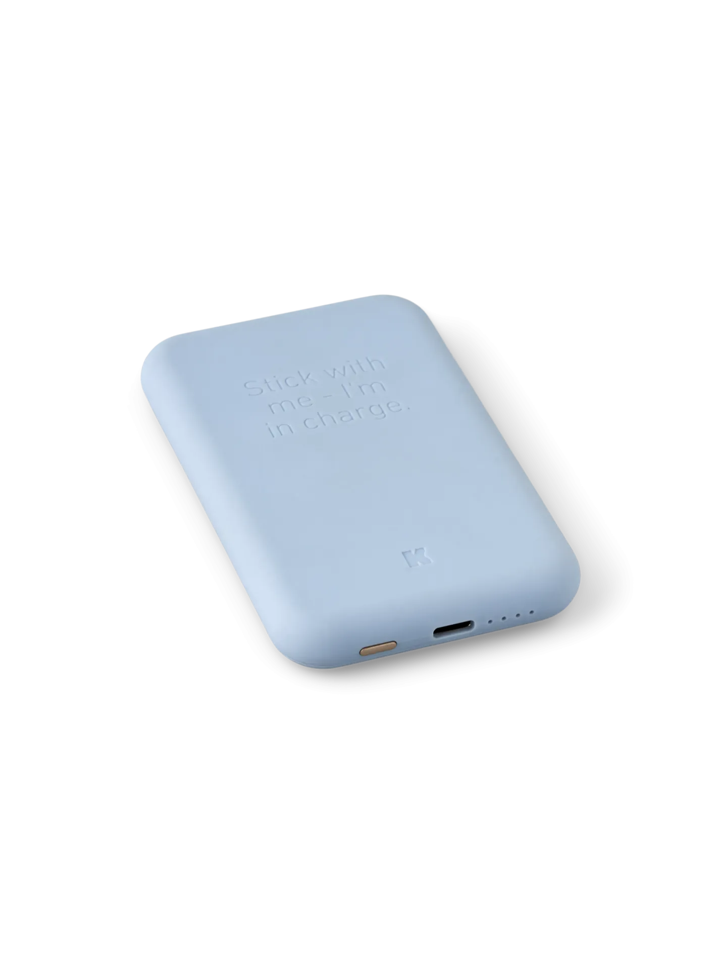 Outlet Søstrene Grene Schweiz ToCHARGE QI Powerbank Smokey Blue