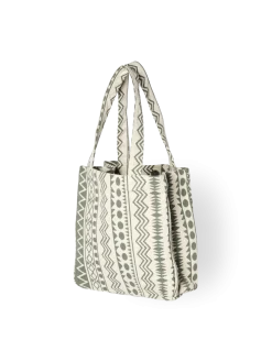 Clearance Søstrene Grene Schweiz Tragetasche Off White