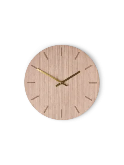 Søstrene Grene Schweiz Wanduhr Walnut Ø28 Dark Wood