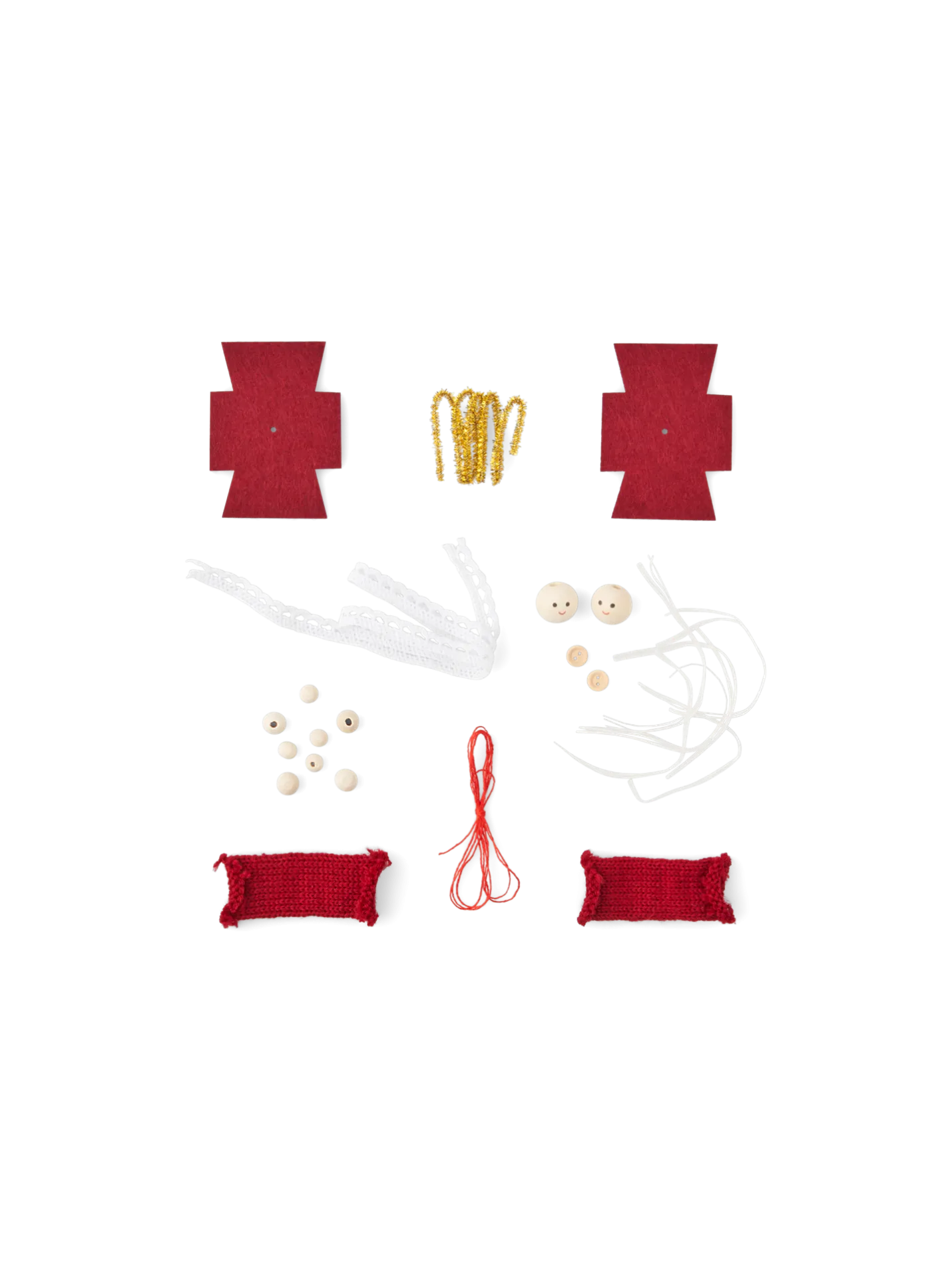 Best Søstrene Grene Schweiz Weihnachtsmann DIY-Set Red