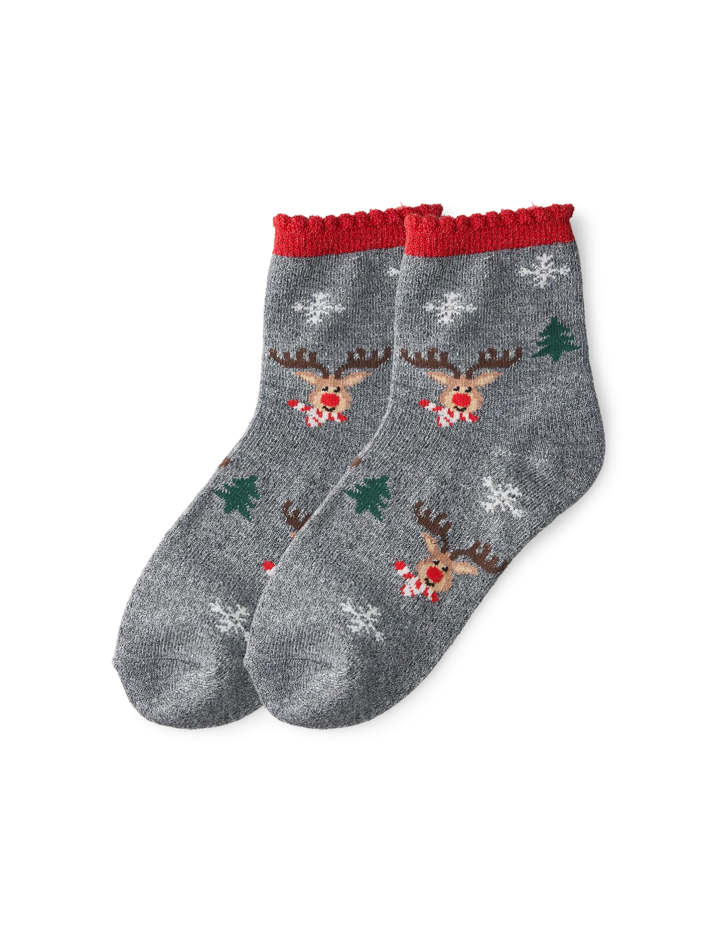 New Søstrene Grene Schweiz Weihnachtssocken Für Kinder 31/34 Anthracite