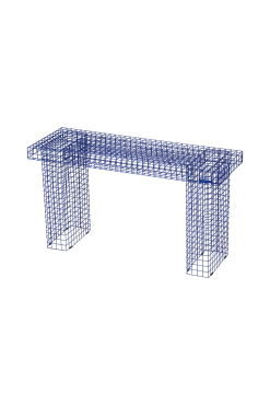 Outlet Søstrene Grene Schweiz WIRE BENCH Bank Navy