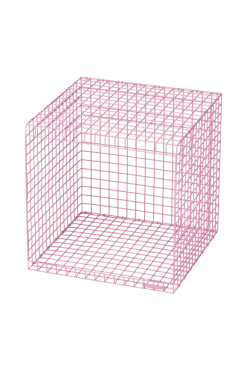 Søstrene Grene Schweiz WIRE CUBIC Würfelregal Rose
