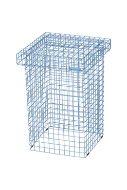Søstrene Grene Schweiz WIRE STOOL Hocker Smokey Blue