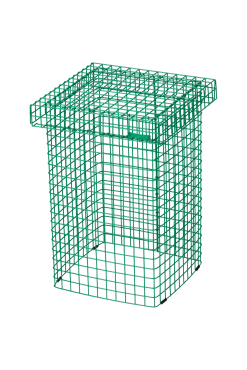 Discount Søstrene Grene Schweiz WIRE STOOL Hocker Green