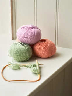 Sale Søstrene Grene Schweiz Woll-Bambus-Garn Peach