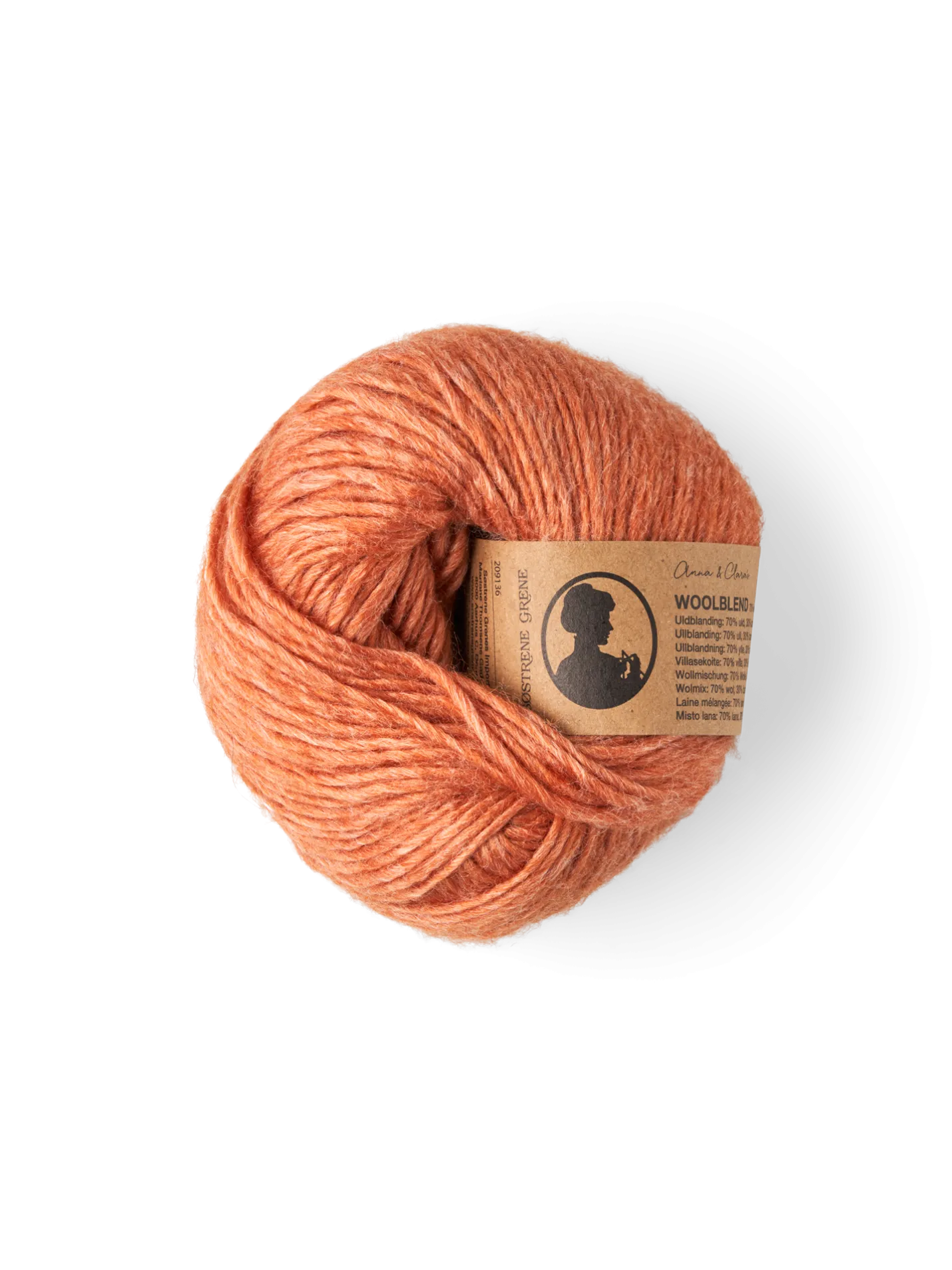 Søstrene Grene Schweiz Woll-Bambus-Garn Burned Orange