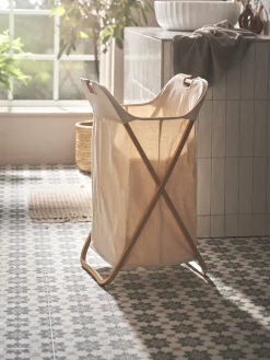 New Søstrene Grene Schweiz Wäschekorb Off White